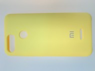 Чехол накладка с логотипом Mi для Xiaomi redmi 6 Желтая