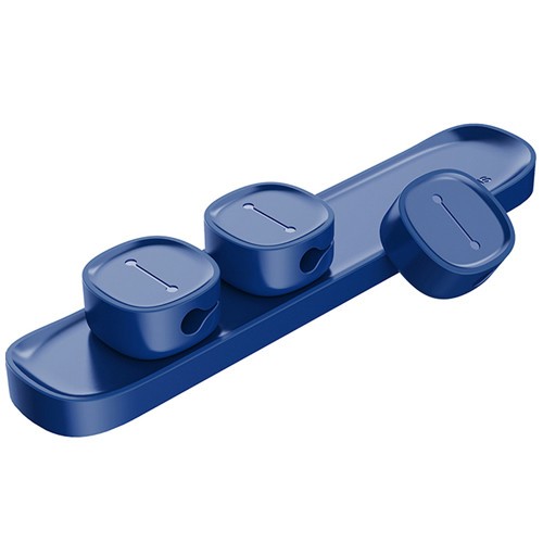 Держатель кабеля Baseus Peas Cable Clip ACWDJ-03 Blue (Синий) Держатель кабеля Baseus Peas Cable Clip ACWDJ-03 Blue (Синий)