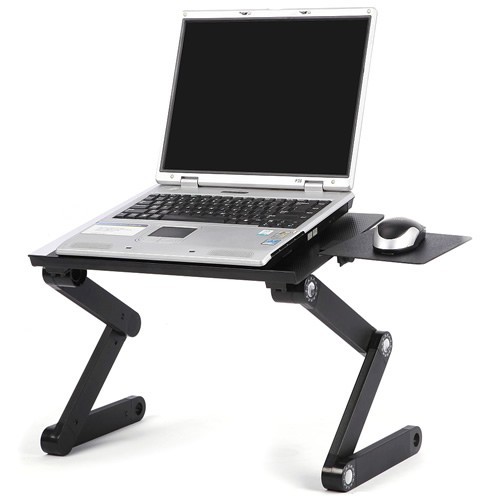 Универсальный стол-подставка с активным охлаждением для ноутбука Crown CMLS-121B Black (Черный) Универсальный стол-подставка с активным охлаждением для ноутбука Crown CMLS-121B Black (Черный)