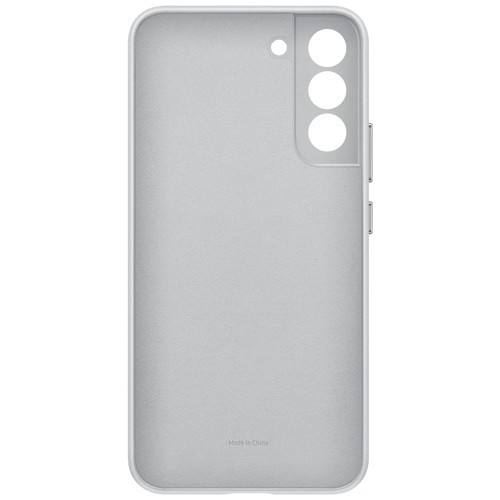 Клип-кейс Samsung Leather для Galaxy S22+ Серый (EF-VS906LJEGRU) Клип-кейс Samsung Leather для Galaxy S22+ Серый (EF-VS906LJEGRU)