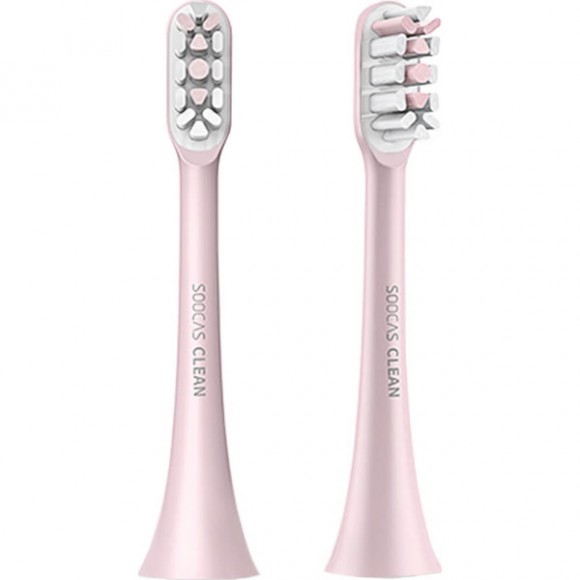 Сменные насадки для зубных щеток Soocas X3 2 шт. (розовый)
