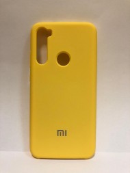 Силиконовая накладка для Xiaomi redmi Note 8 (с логотипом MI жёлтый) Силиконовая накладка для Xiaomi redmi Note 8 (с логотипом MI жёлтый)