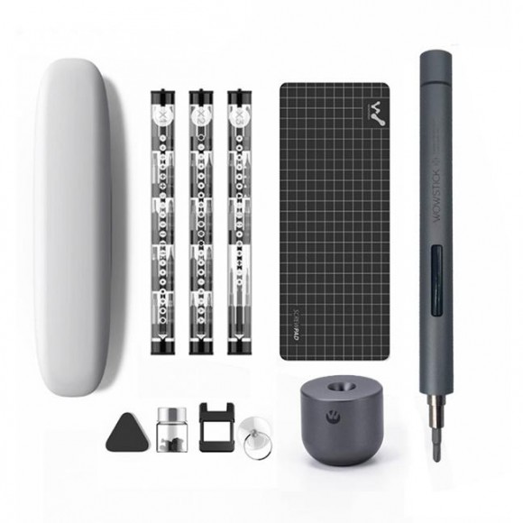 Электрическая умная отвертка Xiaomi Wowstick 1F+ (69 in 1) Grey