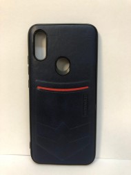 Силиконовая накладка для Xiaomi Redmi 7 (Темно-синяя) Monarch