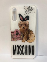 Силиконовая накладка для Samsung Galaxy A30S Цветная (Винил)