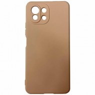 Силиконовая накладка для Xiaomi Mi 11 Lite/ Mi 11 Lite NE Beige (Бежевая) Силиконовая накладка для Xiaomi Mi 11 Lite/ Mi 11 Lite NE Beige (Бежевая)