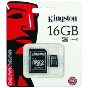 Карта памяти Kingston microSD 16Gb  (2629)