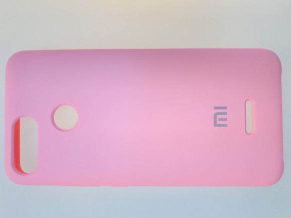 Чехол накладка с логотипом Mi для Xiaomi redmi 6 Лиловая