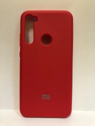 Силиконовая накладка для Xiaomi redmi Note 8 (с логотипом MI красный) Силиконовая накладка для Xiaomi redmi Note 8 (с логотипом MI красный)