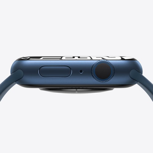 Умные часы Apple Watch Series 7 45 мм Blue Aluminium Case, Blue Sport Band