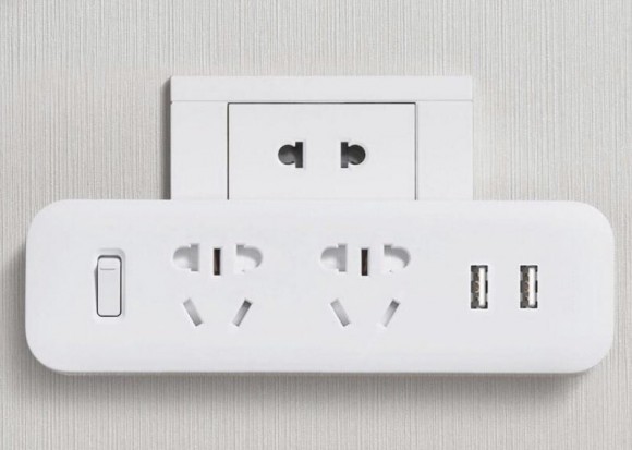 Разветвитель Xiaomi Mi Power Strip 2 розетки / 2 USB порта Разветвитель Xiaomi Mi Power Strip 2 розетки / 2 USB порта