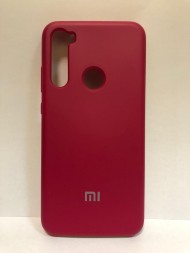 Силиконовая накладка для Xiaomi redmi Note 8 (с логотипом MI малиновый) Силиконовая накладка для Xiaomi redmi Note 8 (с логотипом MI малиновый)