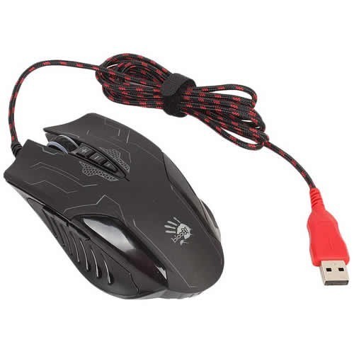 Проводная мышь A4Tech Bloody Q51 USB оптическая Black (Черная) Проводная мышь A4Tech Bloody Q51 USB оптическая Black (Черная)