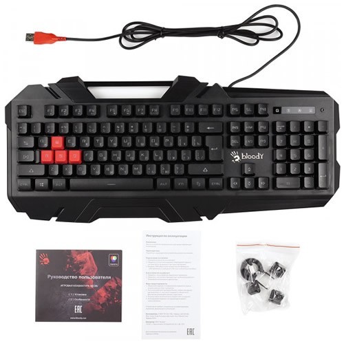Клавиатура A4Tech Bloody B150N USB Black (Черная) Клавиатура A4Tech Bloody B150N USB Black (Черная)