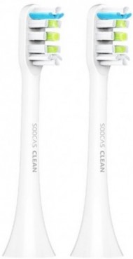 Сменные насадки для зубных щеток Soocas X3 2 шт. (белый)