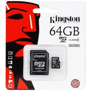 Карта памяти Kingston microSD 64Gb  (2632)