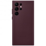 Клип-кейс Samsung Leather для Galaxy S22 Ultra Бургунди (EF-VS908LEEGRU) Клип-кейс Samsung Leather для Galaxy S22 Ultra Бургунди (EF-VS908LEEGRU)