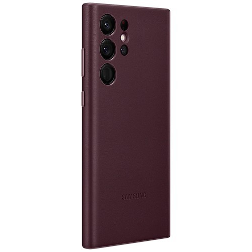 Клип-кейс Samsung Leather для Galaxy S22 Ultra Бургунди (EF-VS908LEEGRU) Клип-кейс Samsung Leather для Galaxy S22 Ultra Бургунди (EF-VS908LEEGRU)
