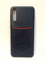 Силиконовая накладка для Samsung Galaxy A30S (Темно-синяя) Monarch