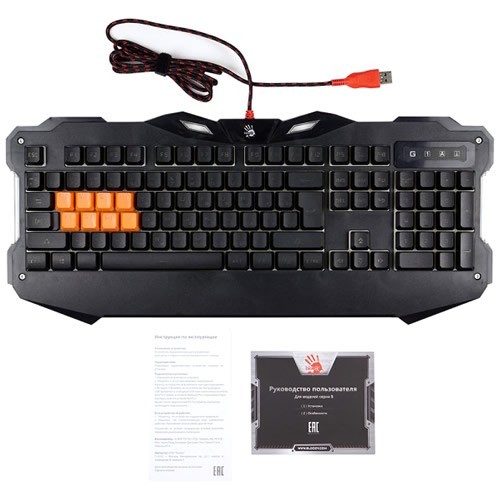 Клавиатура A4Tech Bloody B328 USB Black (Черная) Клавиатура A4Tech Bloody B328 USB Black (Черная)