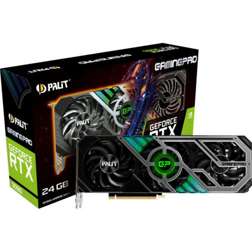 Видеокарта Palit GeForce RTX 3090 1395MHz PCI-E 4.0 24576MB 19500MHz 384 bit HDMI 3xDisplayPort HDCP GamingPro EAC Видеокарта Palit GeForce RTX 3090 1395MHz PCI-E 4.0 24576MB 19500MHz 384 bit HDMI 3xDisplayPort HDCP GamingPro EAC