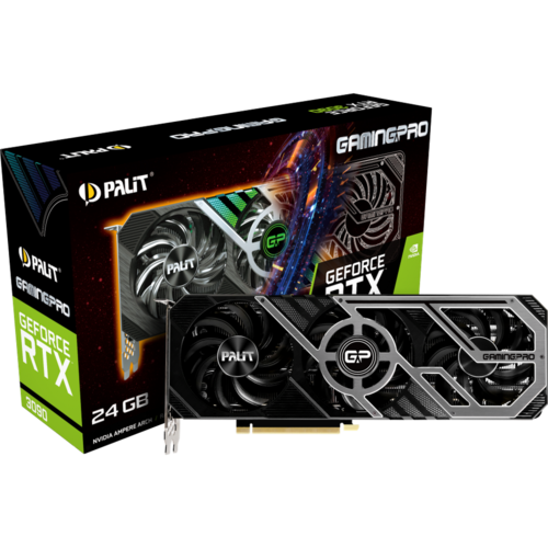 Видеокарта Palit GeForce RTX 3090 1395MHz PCI-E 4.0 24576MB 19500MHz 384 bit HDMI 3xDisplayPort HDCP GamingPro EAC Видеокарта Palit GeForce RTX 3090 1395MHz PCI-E 4.0 24576MB 19500MHz 384 bit HDMI 3xDisplayPort HDCP GamingPro EAC