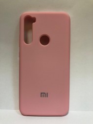 Силиконовая накладка для Xiaomi redmi Note 8 (с логотипом MI светло-розовая) Силиконовая накладка для Xiaomi redmi Note 8 (с логотипом MI светло-розовая)