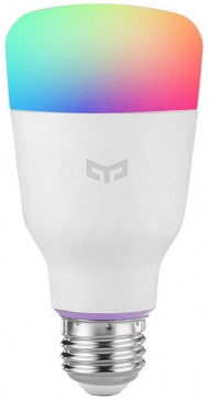 Лампа светодиодная Yeelight Smart LED Bulb Color (YLDP06YL), E27, 10Вт