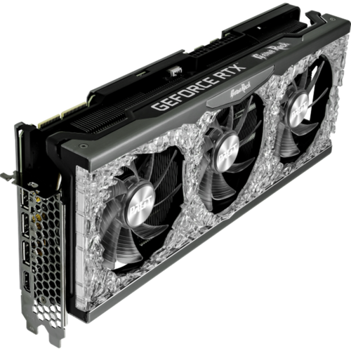 Видеокарта Palit GeForce RTX 3090 1395MHz PCI-E 4.0 24576MB 19500MHz 384 bit HDMI 3xDisplayPort HDCP GameRock OC EAC