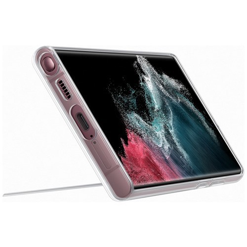 Клип-кейс Samsung Clear Standing для Galaxy S22 Ultra Прозрачный (EF-JS908CTEGRU) Клип-кейс Samsung Clear Standing для Galaxy S22 Ultra Прозрачный (EF-JS908CTEGRU)