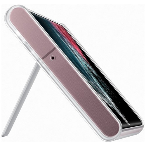Клип-кейс Samsung Clear Standing для Galaxy S22 Ultra Прозрачный (EF-JS908CTEGRU) Клип-кейс Samsung Clear Standing для Galaxy S22 Ultra Прозрачный (EF-JS908CTEGRU)