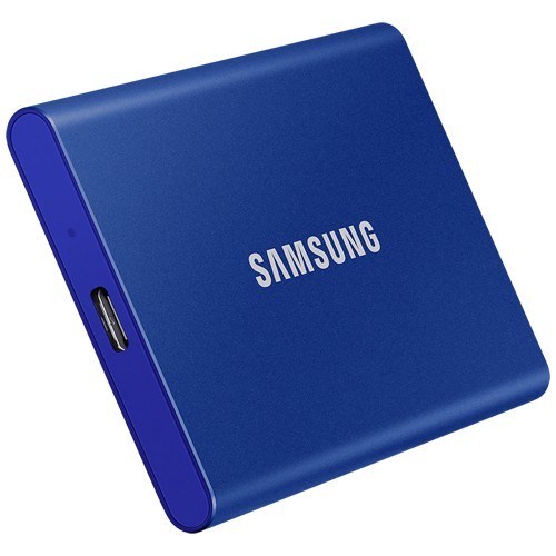 Внешний накопитель Samsung T7 SSD USB 3.2 500Gb Indigo Blue (Синий) MU-PC500H/WW Внешний накопитель Samsung T7 SSD USB 3.2 500Gb Indigo Blue (Синий) MU-PC500H/WW