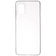 Силиконовая накладка для Samsung Galaxy M51 Clear (Прозрачная)