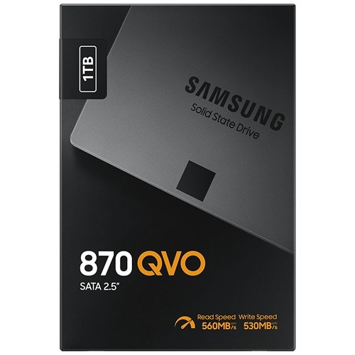 Твердотельный накопитель Samsung 870 QVO SATA 2.5" SSD 1Tb MZ-77Q1T0BW Твердотельный накопитель Samsung 870 QVO SATA 2.5" SSD 1Tb MZ-77Q1T0BW