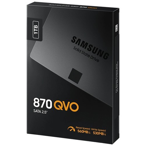 Твердотельный накопитель Samsung 870 QVO SATA 2.5" SSD 1Tb MZ-77Q1T0BW Твердотельный накопитель Samsung 870 QVO SATA 2.5" SSD 1Tb MZ-77Q1T0BW