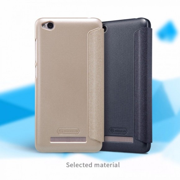 Чехол-книжка Nillkin Sparkle для Xiaomi Redmi 4 Black (Черная) Чехол-книжка Nillkin Sparkle для Xiaomi Redmi 4 Black (Черная)