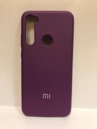 Силиконовая накладка для Xiaomi redmi Note 8 (с логотипом MI фиолетовая) Силиконовая накладка для Xiaomi redmi Note 8 (с логотипом MI фиолетовая)