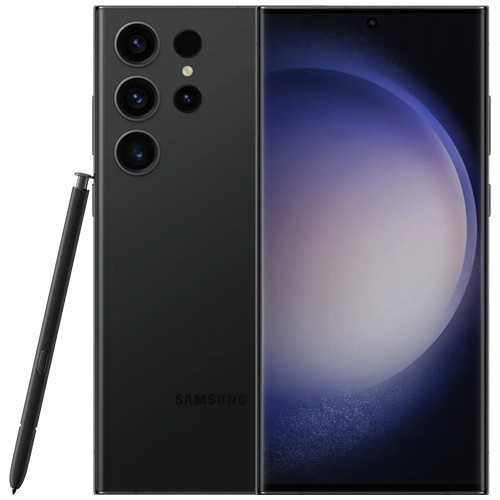 Смартфон Samsung Galaxy S23 Ultra (SM-S918B) 12/256Gb Phantom Black (Черный Фантом)