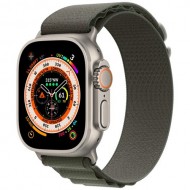 Умные часы Apple Watch Ultra 49 мм Titanium Case Green Alpine Loop Large Умные часы Apple Watch Ultra 49 мм Titanium Case Green Alpine Loop Large