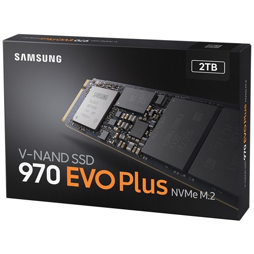 Твердотельный накопитель Samsung 970 EVO Plus NVMe M.2 SSD 2Tb MZ-V7S2T0BW