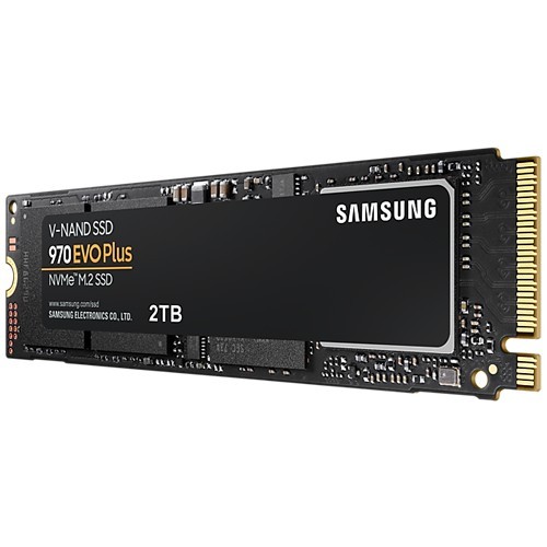Твердотельный накопитель Samsung 970 EVO Plus NVMe M.2 SSD 2Tb MZ-V7S2T0BW