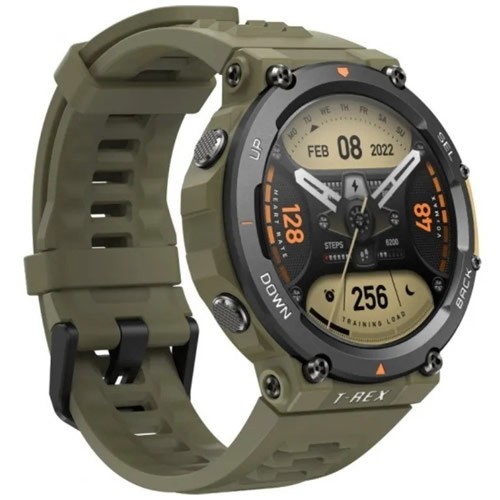Часы Amazfit T-Rex 2 Wild Green (Дикий Зеленый) EAC Часы Amazfit T-Rex 2 Wild Green (Дикий Зеленый) EAC