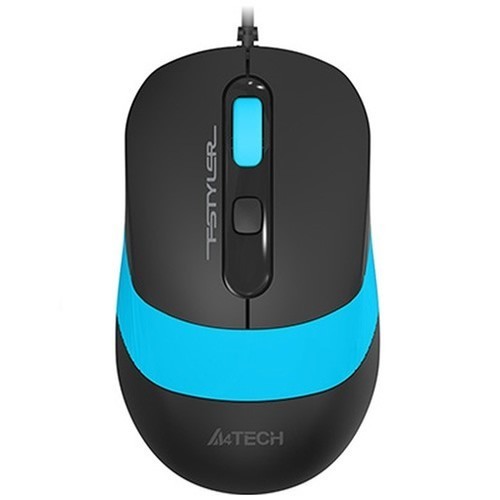 Проводная мышь A4Tech Fstyler FM10 USB оптическая Black/Blue (Черно-синяя)