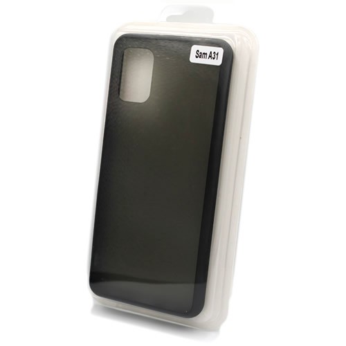 Силиконовая накладка для Samsung Galaxy A31 Skin Feeling (Черная рамка) Силиконовая накладка для Samsung Galaxy A31 Skin Feeling (Черная рамка)