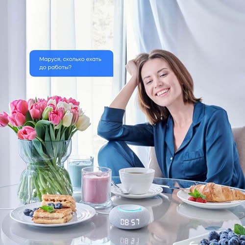 Умная колонка VK Капсула мини Gray (Светло-серая) EAC