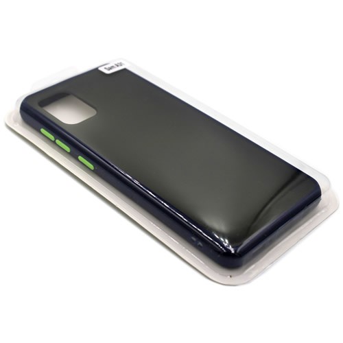 Силиконовая накладка для Samsung Galaxy A31 Skin Feeling (Синяя рамка) Силиконовая накладка для Samsung Galaxy A31 Skin Feeling (Синяя рамка)