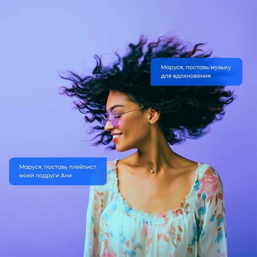 Умная колонка VK Капсула Black (Черный) EAC