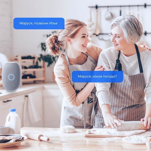 Умная колонка VK Капсула Black (Черный) EAC