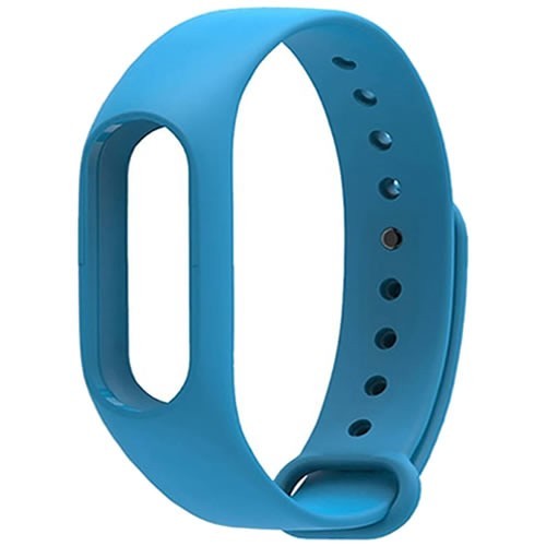 Силиконовый браслет для Xiaomi Mi Band 2 Blue (Голубой)