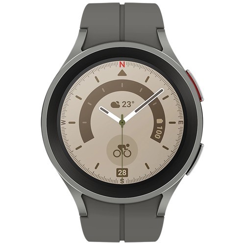 Умные часы Samsung Galaxy Watch 5 Pro 45мм Gray Titanium (Серый титан)